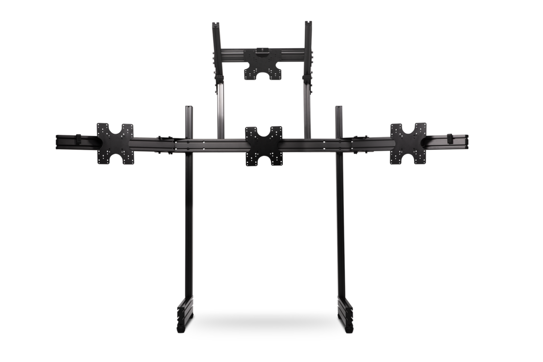 ELITE FREESTANDING OVERHEAD / QUAD MONITOR STAND ADD ON CARBON GREY