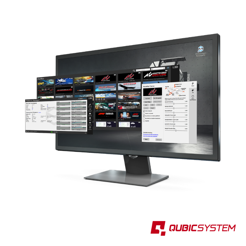 Qubic System QS-220 Motion System – Moving Racing Simulator