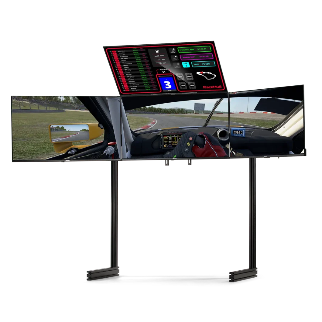 ELITE QUAD MONITOR STAND BLACK EDITION