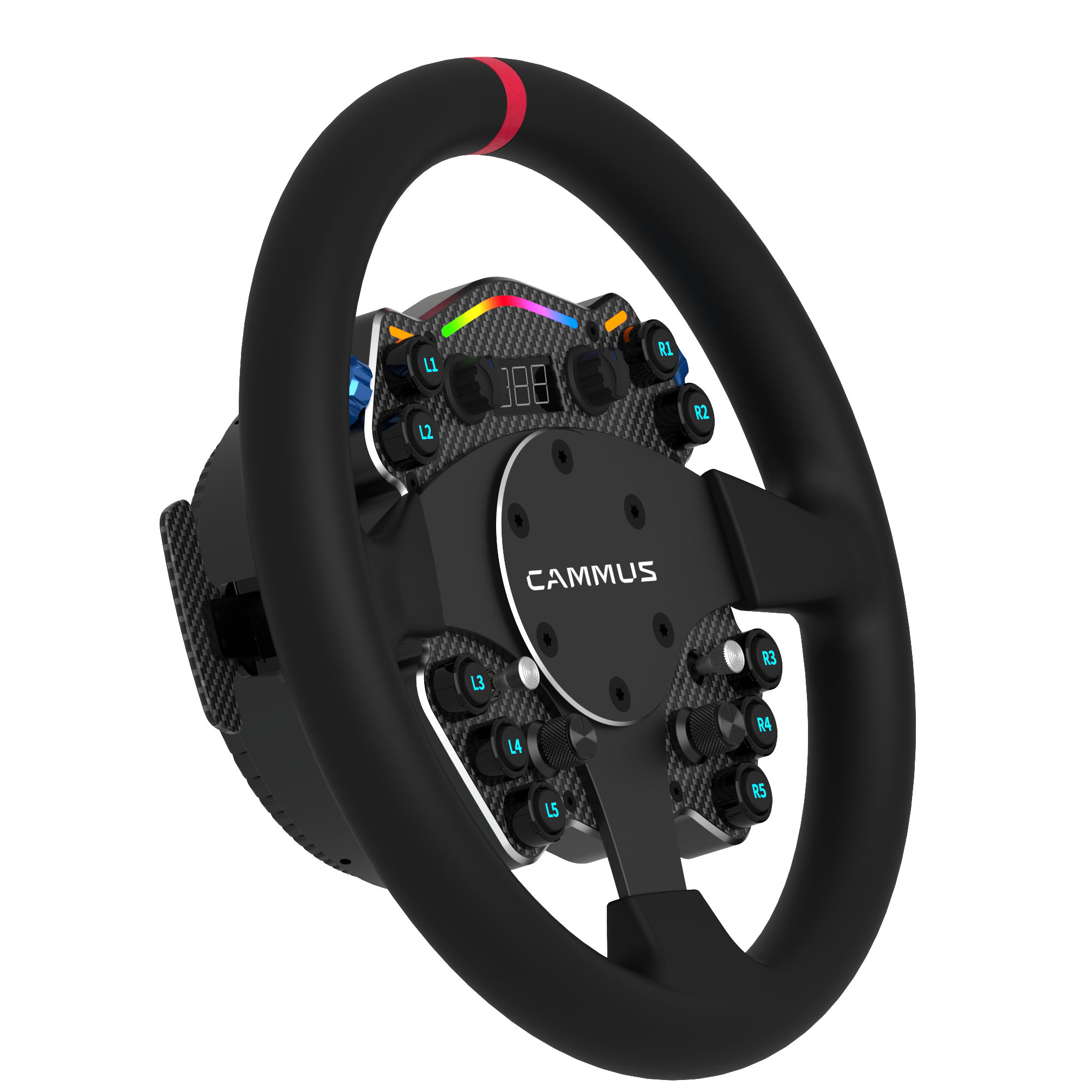 Orthombo GTR GTS Gaming Room Package with Cammus C12 Steering Wheel Set