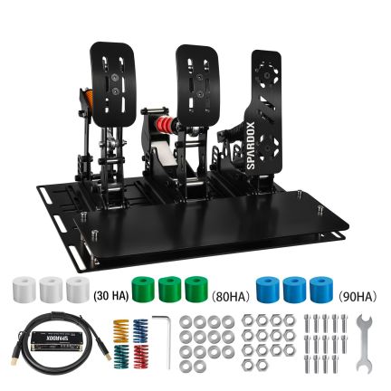 Spardox GTPS 200kg Load Cell Pro Pedal Set