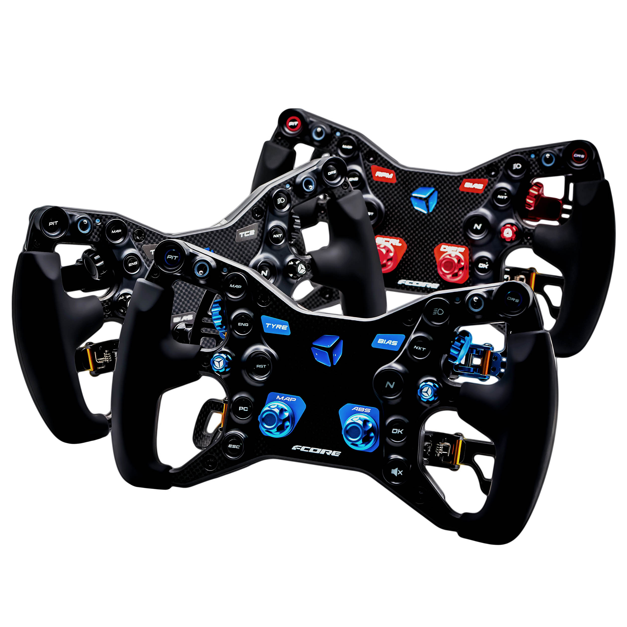 Cube Controls F-Core EVO Formula Blue Steering Wheel