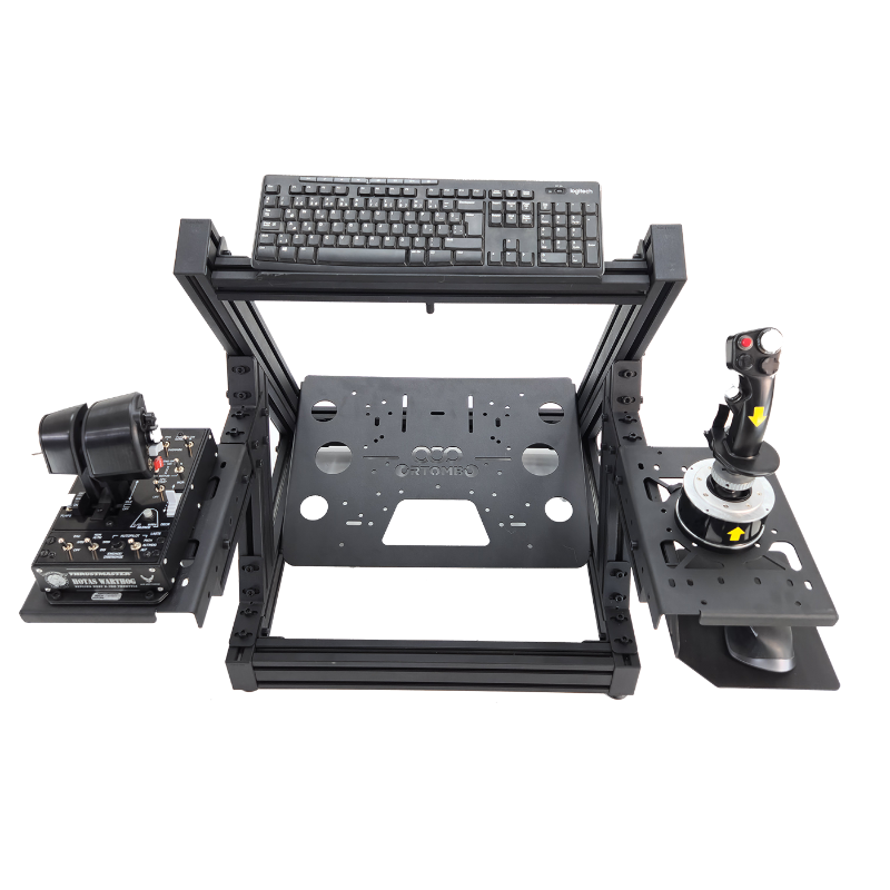 Orthombo GTR 1 Flight Pack – Steering Wheel Stand and Flight Simulator