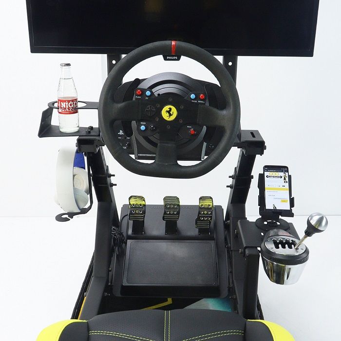 Orthombo Cockpit Cup Holder / Drink Holder and Placement Area for Racing Cockpit